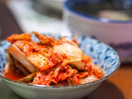 Kimchi Coreano Acelga Temperada em Conserva Apimentada Vegano Wang