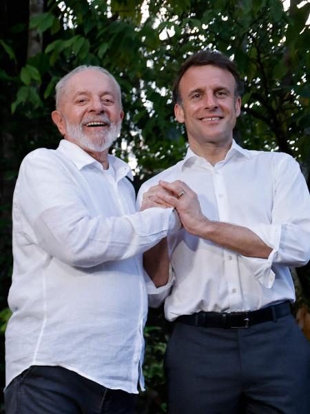 Lula e Macron no Pará