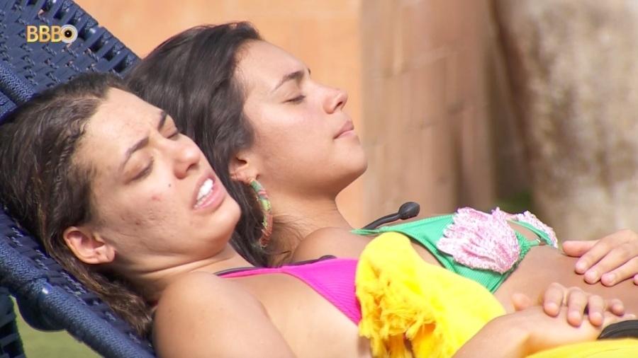 Alane desabafa com Beatriz no BBB 24 