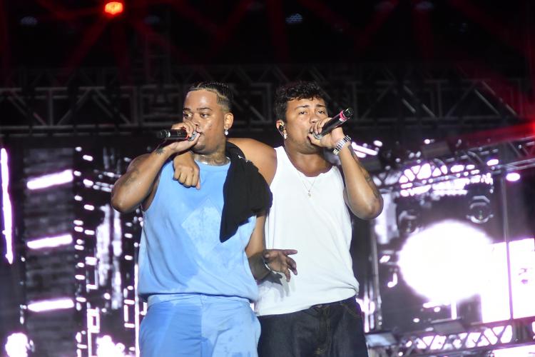 Xamã relembra os velhos tempos em participação especial no show de Major RD, no segundo dia de Mainstreet Festival, no domingo (24), no Rio