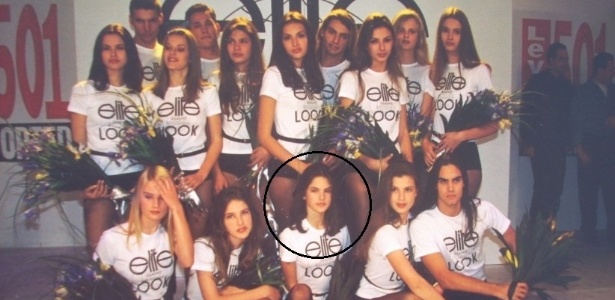 Alessandra Ambrósio, em destaque, tinha apenas 14 anos quando participou do concurso em 1995 - Reprodução/Facebook/Marcelo Salem