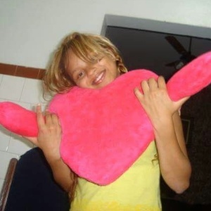 Erika Canela na época de "patinho feio" - Arquivo pessoal - Arquivo pessoal