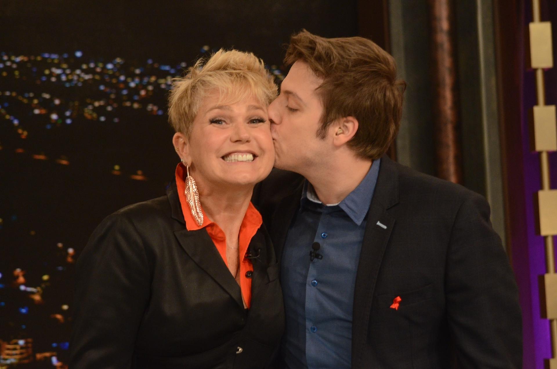 Xuxa com Fabio Porchat - Antonio Chahestian/Record TV