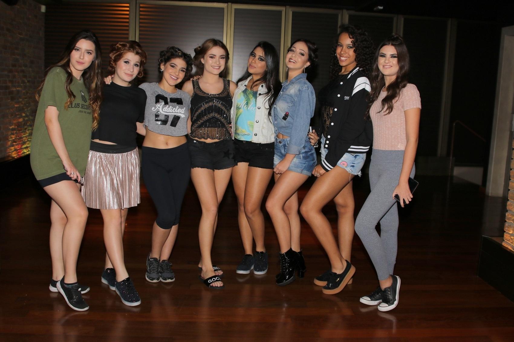 Atrizes mirins de "Carrossel" e "Chiquititas" se reúnem para comemorar os 15 anos de Raissa Chaddad, a Bia da segunda versão de "Chiquititas" (2013), novela do SBT, em um buffet na Vila Olímpia, bairro nobre de São Paulo - Thiago Duran/AgNews