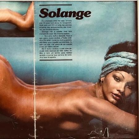A atriz Solange Couto compartilhou ensaio antigo com seus seguidores - Reprodução - Reprodução