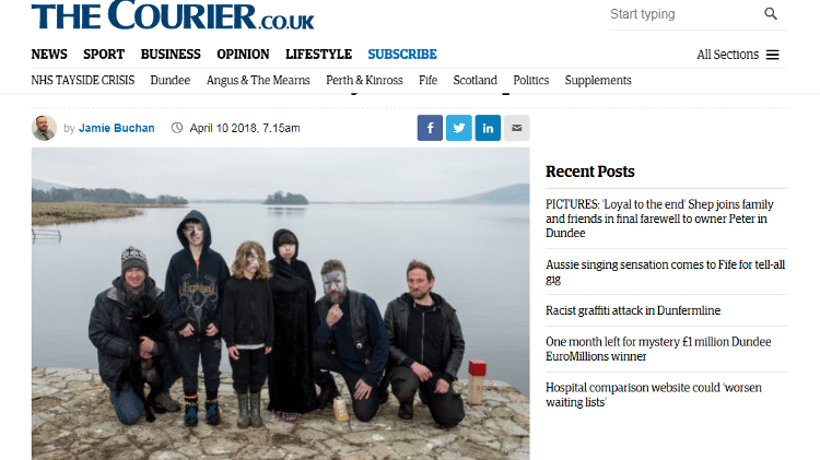 Homens e crianças que curtem heavy metal foram confundidos com suicidas na Escócia - Reprodução - Reprodução