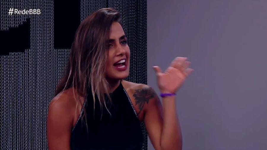 Carolina é entrevistada após ser eliminada do reality show  - Reprodução/GloboPlay