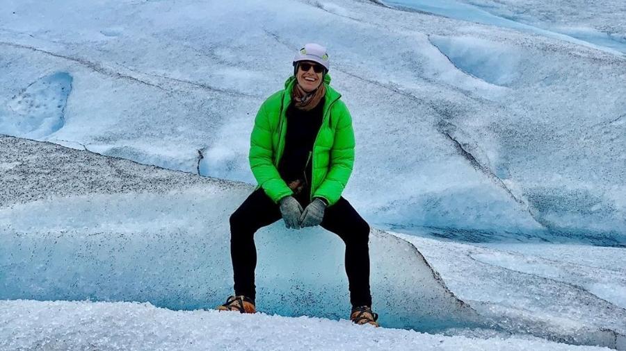 Reynaldo Gianecchini em passeio pelo glaciar Perito Moreno - Reprodução/Instagram