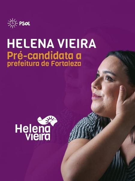 Helena Vieira anuncia pré-candidatura á prefeitura de Fortaleza (CE) - Reprodução/Facebook