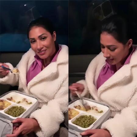 Simaria exibe sua marmita em jantar no carro - Reprodução / Instagram