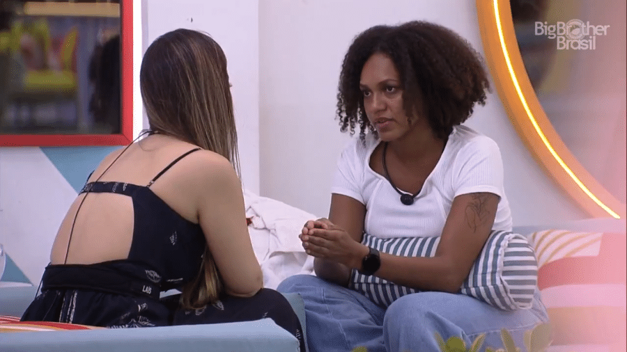 BBB 22: Jessilane contou para Laís como foi votação de seu grupo - Reprodução/Globoplay