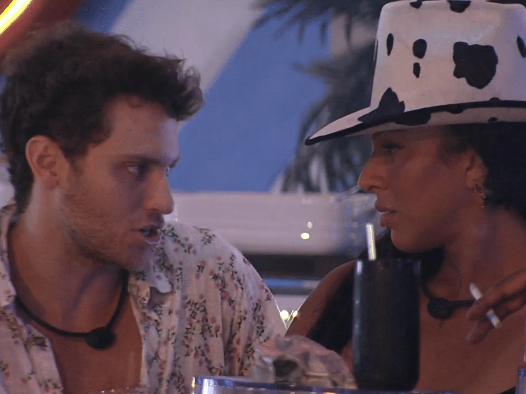 Lucas erra pronome de Lina e sister rebate: 'Não dá mais para errar isso'