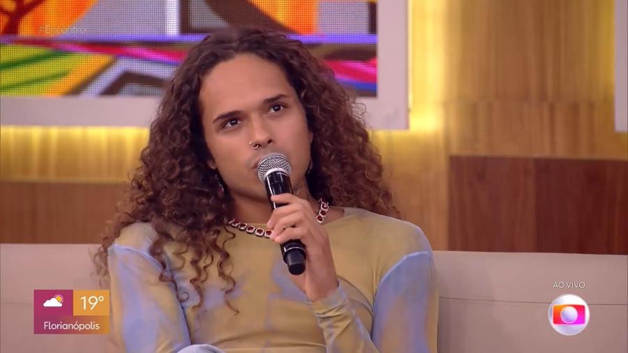 Vitão fala sobre sexualidade e rótulos durante o "Encontro" - Reprodução/TV Globo