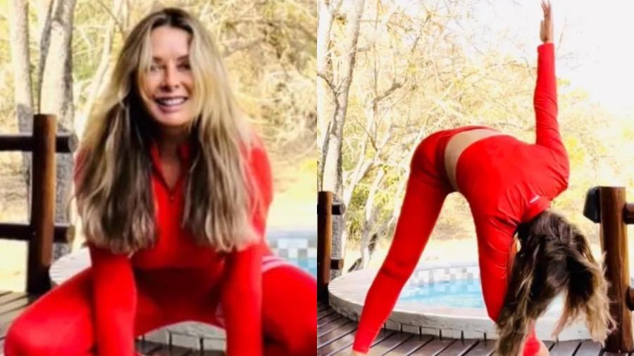 Carol Vorderman exiber corpo sarado e rebate preconceito com idade - Reprodução/Instagram