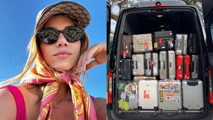 Em Miami, Giovanna Ewbank compartilha porta-malas lotado e impressiona fãs