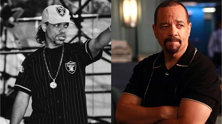O rapper Ice-T se apresenta com seu projeto rock Body Count no Lollapalooza 1991; hoje ele é ator do elenco fixo de 'Law & Order: Special Victims Unit'