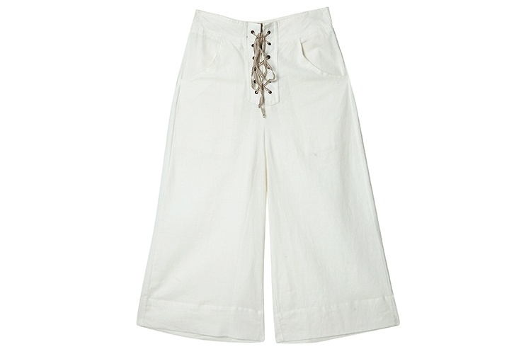 Pantacourt de linho com amarração, da Dress To. Preço: R$ 289. Informações: www.dresstoshop.com.br | Preço e disponibilidade pesquisados em dezembro de 2015 e sujeitos a alterações - Divulgação