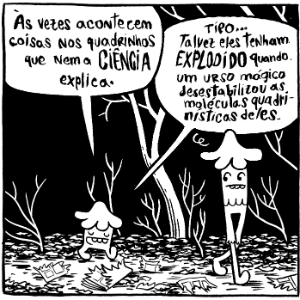 Página da HQ "Fungos", de James Kochalka - Divulgação/Mino - Divulgação/Mino