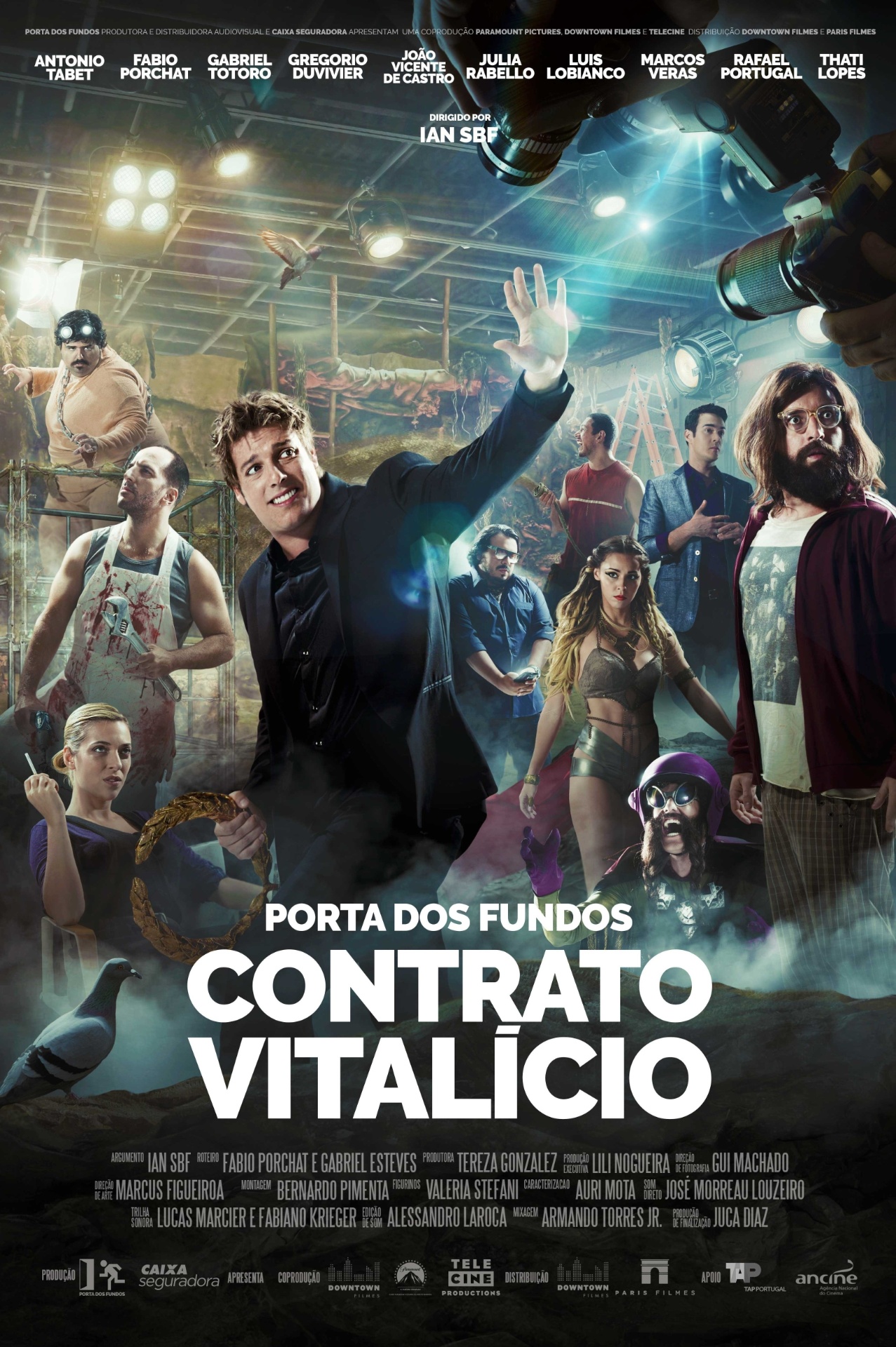 Pôster do filme "Porta dos Fundos - Contrato Vitalício" - Rachel Tanugi Ribas/Divulgação