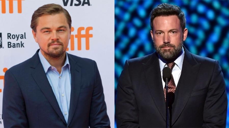 Os atores Leonardo DiCaprio e Ben Affleck estarão entre os apresentadores da cerimônia do Globo de Ouro 2017 - Xinhua/Zou Zheng e Kevin Winter/Getty Images/AFP