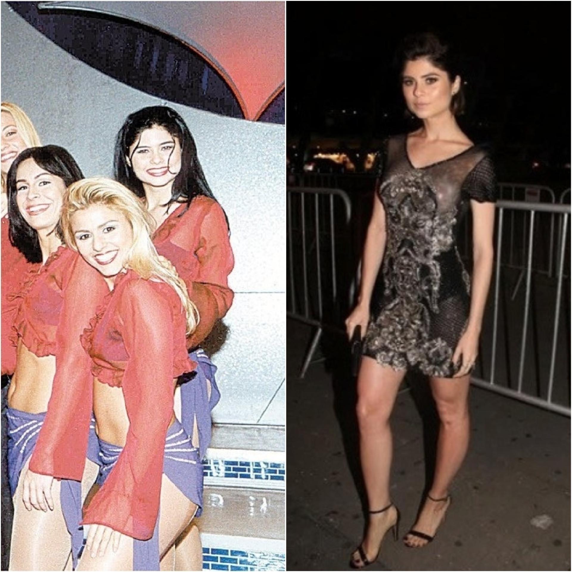 Outra que também entrou em 1999, foi Julianne Trevisol e permaneceu no grupo durante mais  dois anos só para arcar com a faculdade de Artes Cênicas. "Ali acabou sendo o meu primeiro contato com a televisão evi que estava no caminho certo", contou Julianne em uma entrevista. Ela também revelou que Faustão era exigente com a estética e por isso passou a se cuidar mais. "Aprendi a ser dedicada" - Reprodução TV Globo/Agnews/Montagem UOL