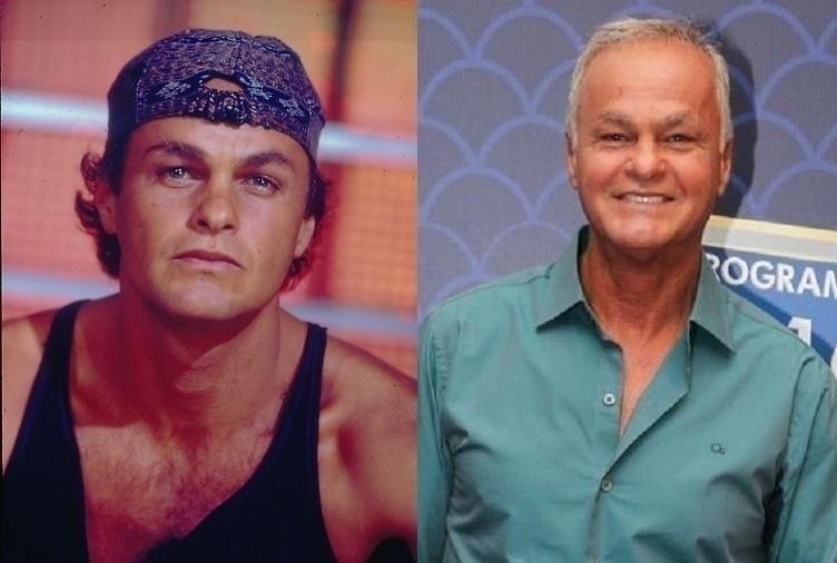 Kadu Moliterno como Juba em "Armação Ilimitada", sucesso nos anos 80, e atualmente - Divulgação