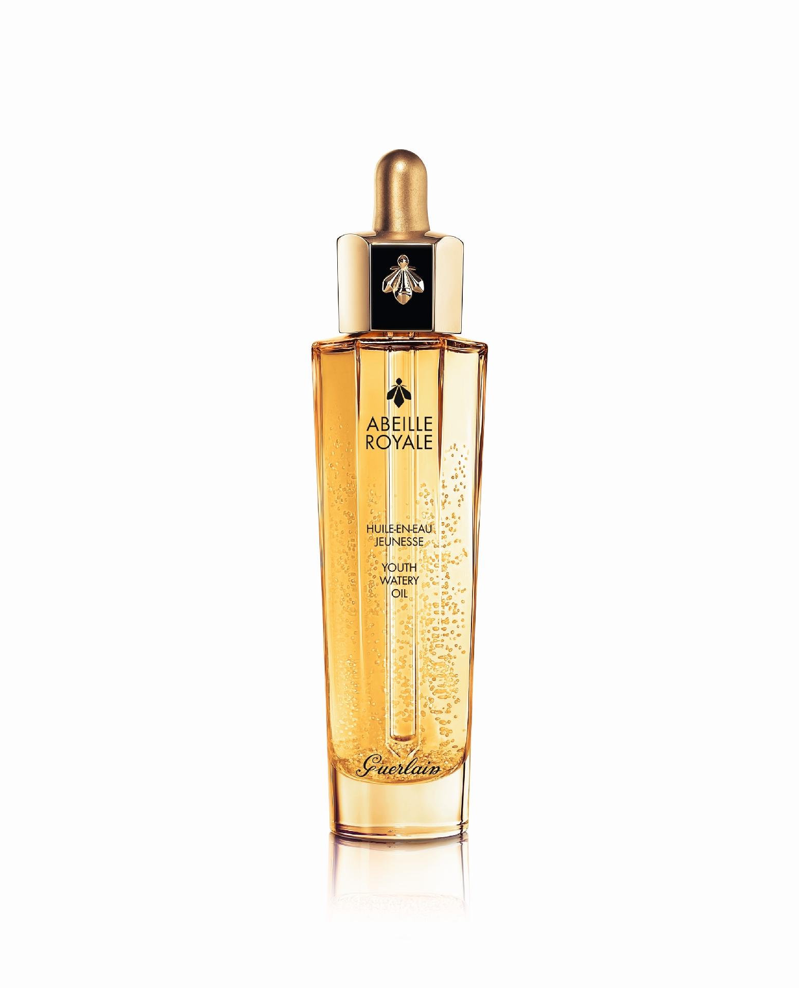 Abeille Royale Youth Water Oil: óleo aquoso com micro gotas iluminadoras e efeito lifting, R$ 190, Guerlain, sephora.com.br - Divulgação