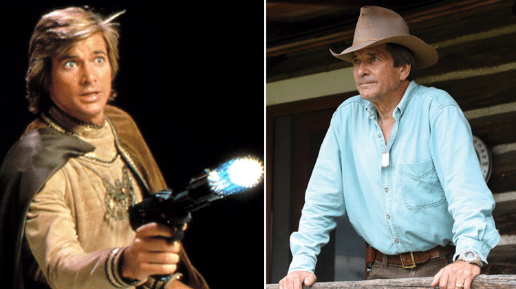 Antes e depois do ator Dirk Benedict, que viveu Starbuck em "Battlestar Galactica? - Reprodução/Montagem - Reprodução/Montagem