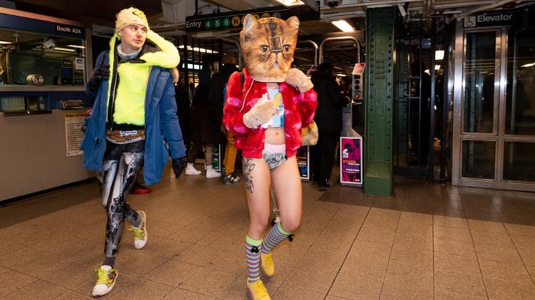 'Dia sem Calças' em Nova York 2 - Getty Images - Getty Images