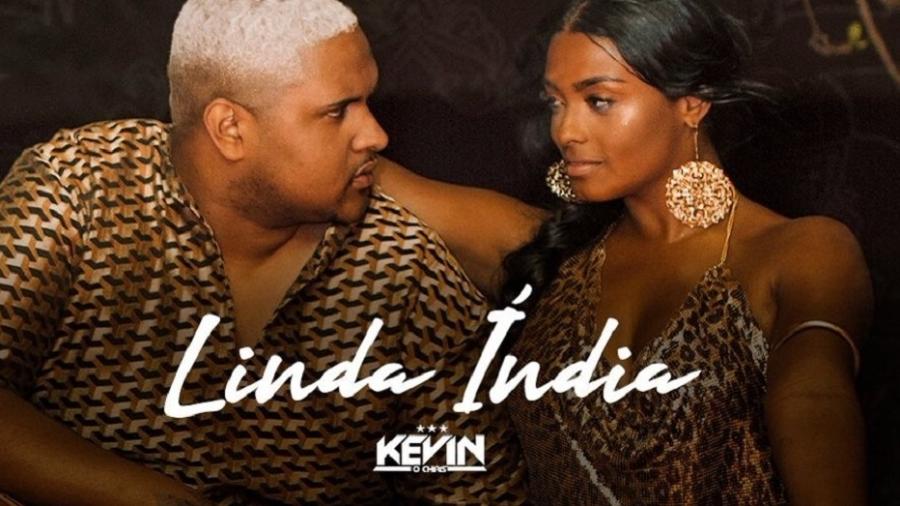 MC Kevin o Chris na capa do single Linda Índia - Reprodução/Twitter