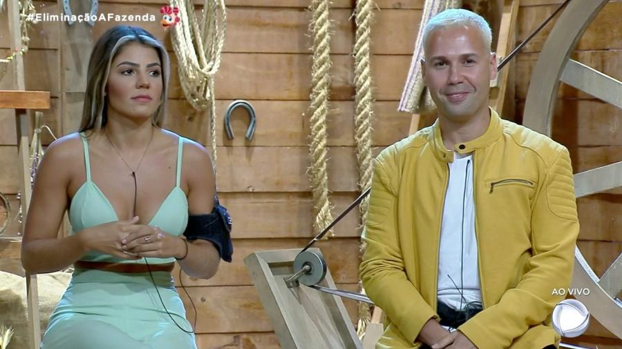 Hariany Almeida e Viny Vieira disputam a preferência do público em A Fazenda 2019 - Reprodução/PlayPlus