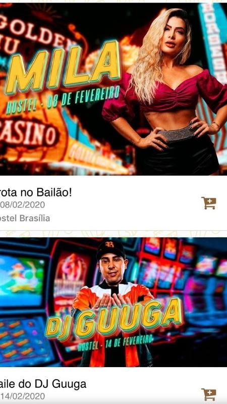 Mila é anunciada na festa 'Brota no Bailão' - Reprodução - Reprodução