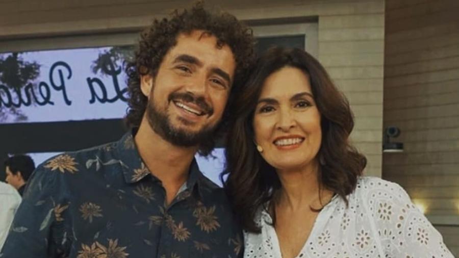 Fátima Bernardes e Felipe Andreoli foram parceiros no Encontro - Reprodução/Instagram