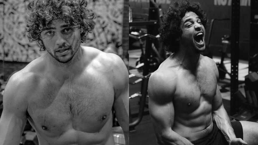 Noah Centíneo mostrou músculos em publicações nas redes sociais - Reprodução/Instagram