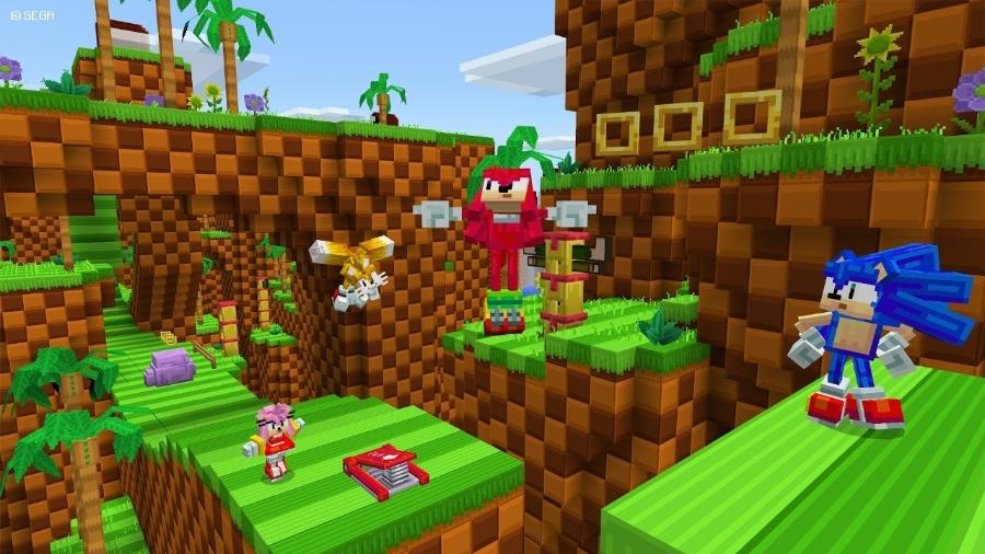 Minecraft Sonic - Divulgação/Microsoft