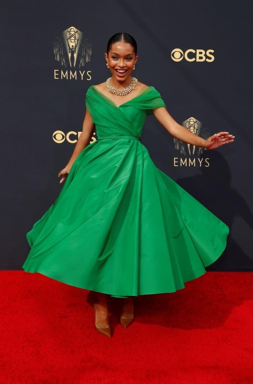 Emmy Awards 2021: Yara Shahidi, de 'Grown-ish' - Reuters/Divulgação