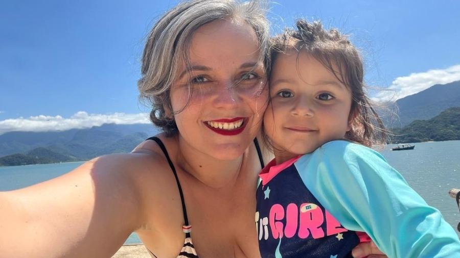 Vanessa Selicani e a filha: a via de parto não importa tanto - Acervo Pessoal