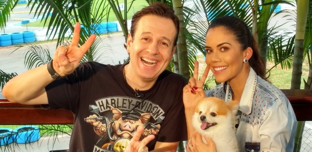 Daniela Albuquerque recebe Celso Zucatelli no "Sensacional", hoje na Rede TV!, para falar sobre motos e velocidade - Divulgação/Rede TV - Divulgação/Rede TV