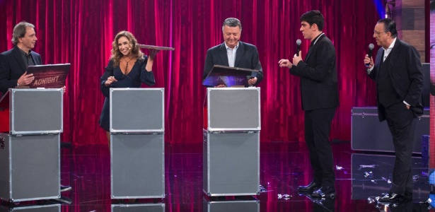 Reginaldo Leme, Daniela Mercury e Arnaldo Cesar Coelho respondem perguntas sobre Galvão Bueno no "Adnight" - Estevam Avellar/Globo - Estevam Avellar/Globo