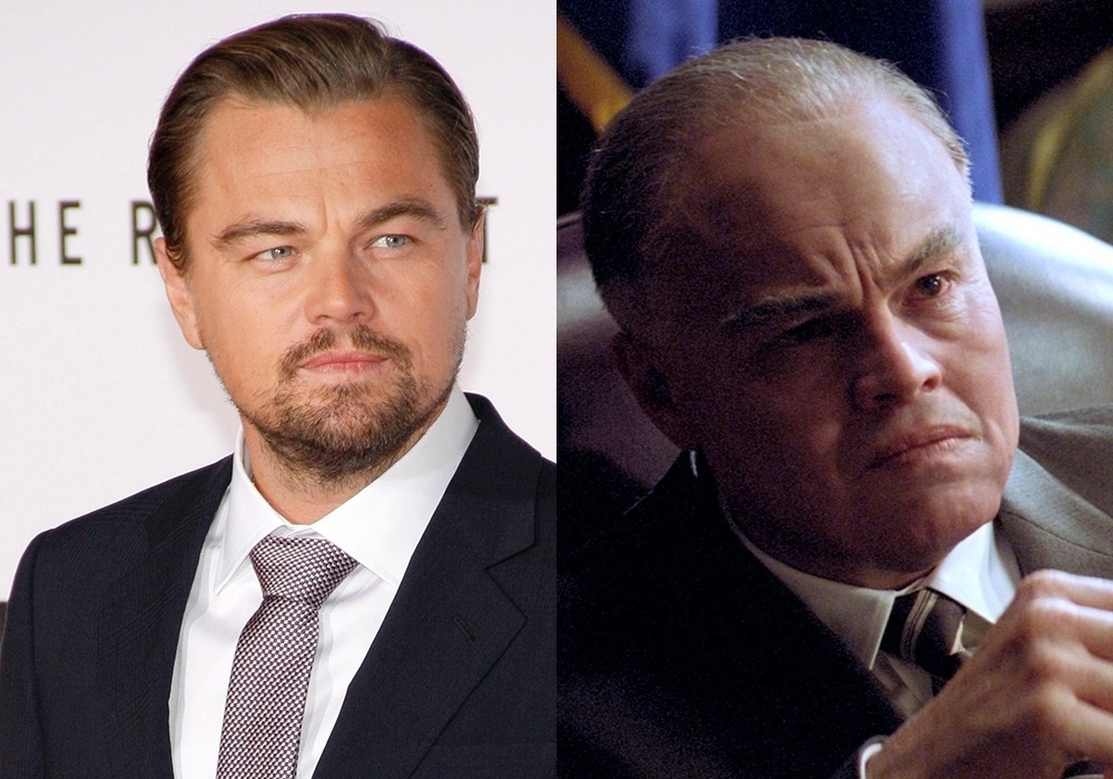 Montagem com Leonardo DiCaprio em "J. Edgar" (2011) - Tinseltown/Shutterstock.com/Reprodução