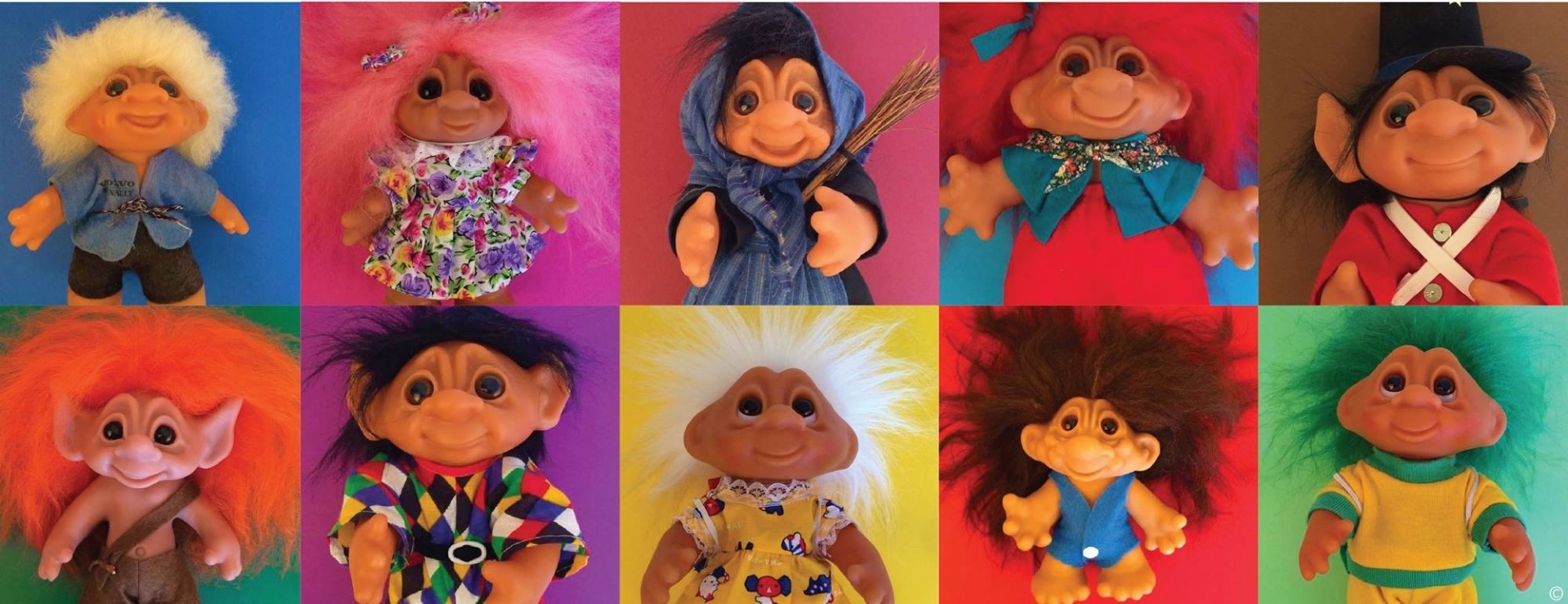 Trolls - brinquedo famoso de origem dinamarquesa - Reprodução/Facebook