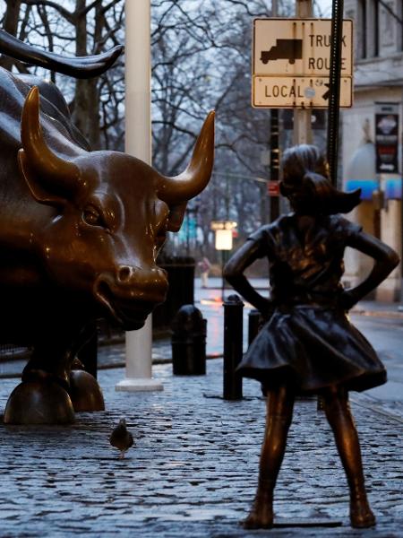 estátua de uma garotinha - Brendan McDermid/Reuters - Brendan McDermid/Reuters