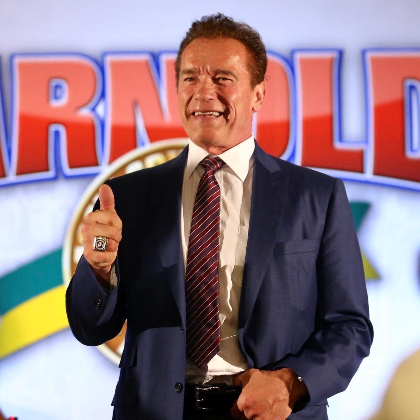 Arnold Schwarzenegger em entrevista coletiva no Arnold Classic South America - Manuela Scarpa/Brazil News