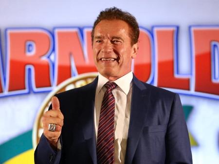 Arnold Schwarzenegger em entrevista coletiva no Arnold Classic South America - Manuela Scarpa/Brazil News