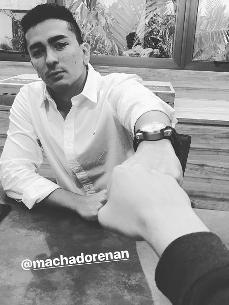 Sócio de Bieber com Renan Machado, irmão de Anitta - Reprodução/InstaStories/@Johnny - Reprodução/InstaStories/@Johnny