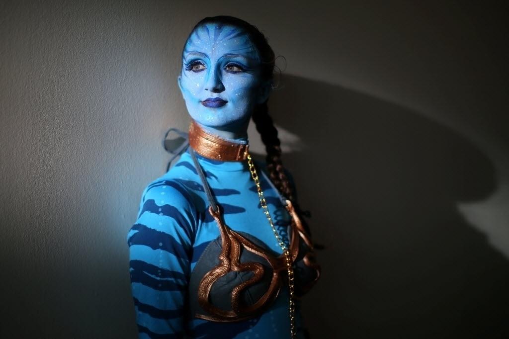 Jovem aposta em vistual inspirado em "Avatar" - Mike Blake/Reuters