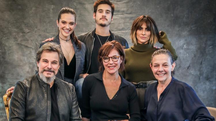 O núcleo protagonista de "O Tempo Não Para" - Globo/joão Miguel Júnior - Globo/joão Miguel Júnior