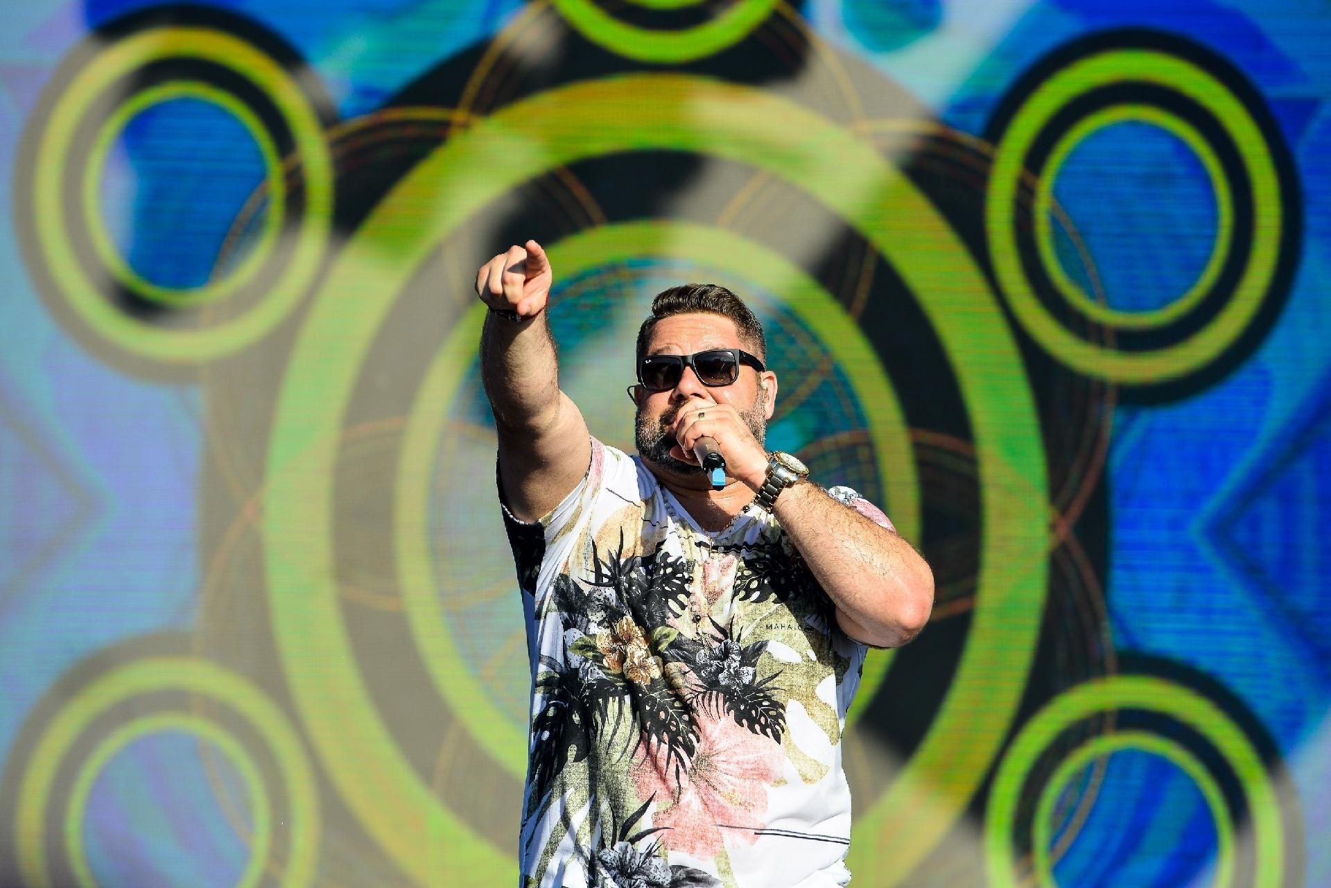 O cantor baiano Danniel Vieira no Festival Virada Salvador - João Alvarez /UOL