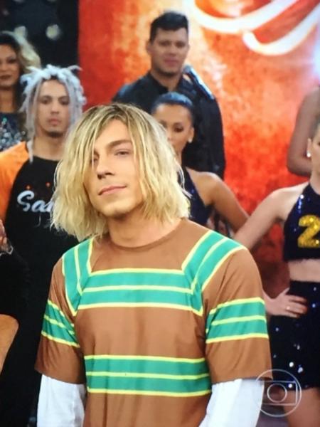  Di Ferrero interpretou Kurt Cobain no "Show dos Famosos" - Reprodução/Globo