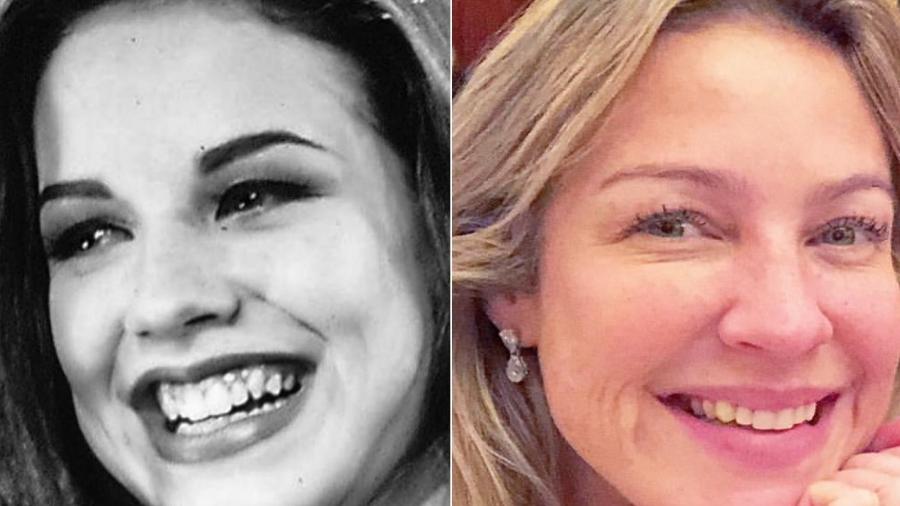 Luana Piovani antes e depois da plástica dentária, em foto com 16 anos e outra atual  - Reprodução/Instagram
